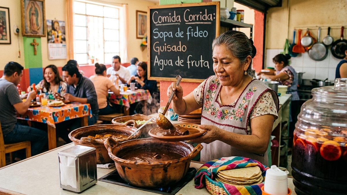 Fonda con servicio y tickets - Pimienta Menta